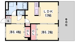 ボンヌール　ナガタの物件間取画像